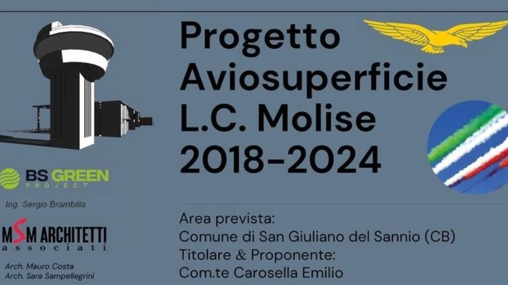 Progetto aviosuperficie del Molise, importante convegno in programma a Campobasso. Consulta il programma
